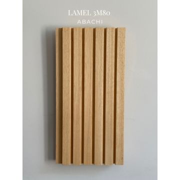 Obložení sauny Abachi, lamelový profil 3M80, 22x80 mm