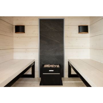 Harvia SACSW001 – Kamenná zeď 2123 x 634 mm, šedý rám