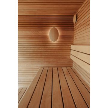 HUUM OVO svítidlo Natural Wood (2W, 216lm, 3000K, 185x275x70mm 1 LED v sadě)