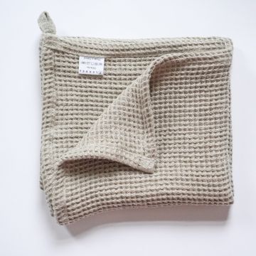 Malý 100% lněný vaflový ručník 40x90 LENNEA
