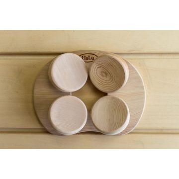 Ergonomická opěrka hlavy do sauny - Cedr