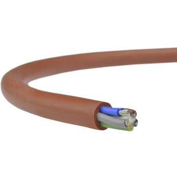 Silikonový vodič SIHF kabel 5x1,5 mm2 1 m