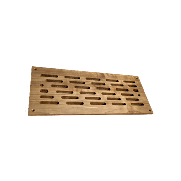 Termo ventilační mřížka osika 315x130x20 - KR-003