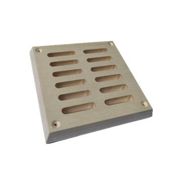 Větrací mřížka pro termo osikovou saunu, 130x130x16,5, KR-005