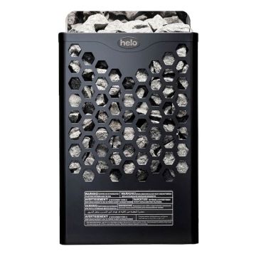 Elektrické saunová kamna Helo Hanko 80D 8kW BLACK