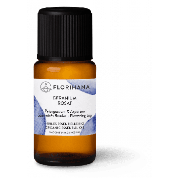Organický esenciální olej Florihana Geranium Rosa 15 g