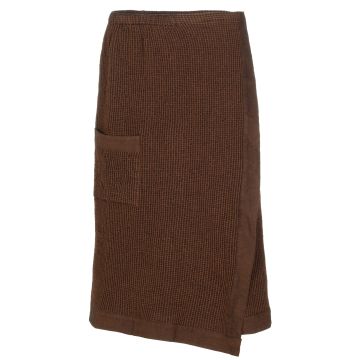 Kilt do sauny męski RENTO Kenno brązowy 70x145 cm - 640602