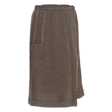 Pánský saunový kilt RENTO Kenno 70x145 cm Hnědý
