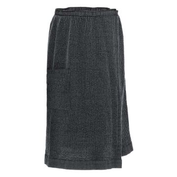 Pánský saunový kilt RENTO Kenno 70x145 cm, černý