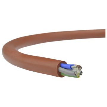 Silikonový vodič - SIHF kabel, 5 x 0,75 mm² 