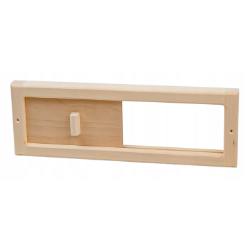 Ventilační ventil pro osikovou saunu 375x130x22 KR-002