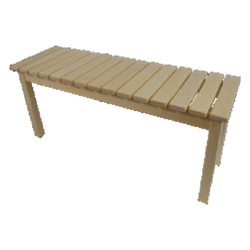 Osiková lavice bez opěradla 1180x450x360 ST-006