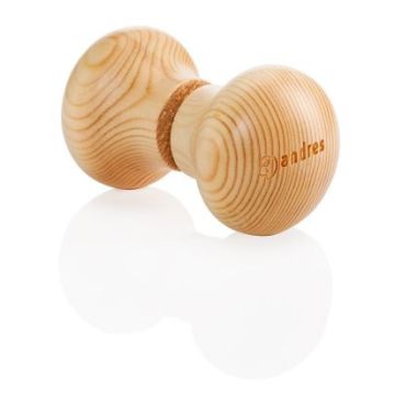 Dřevěná rukojeť pro skleněné dveře - knoflík Andres