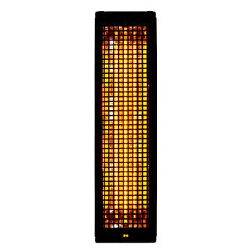 Harvia VitaMy HVIS-350G 350W IPX2 infračervený ohřívač s krytím z černého kovu s ochranou IPX2
