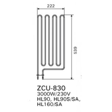 Harvia The Wall SPZCU-830 Topidlo 3000W 230V