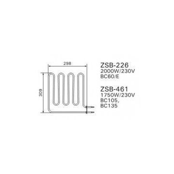 Topidlo Harvia - pro sporák BC60 (E) ZSB-226 2000W/230V