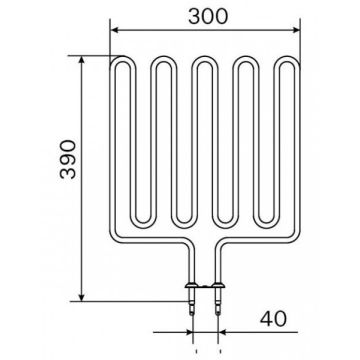 Topidlo Harvia pro sporák Topclass KV80 (E) ZSK-710 2670 W