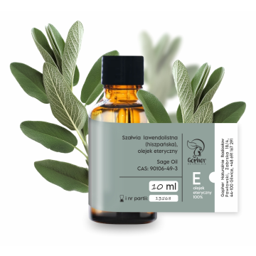 Esenciální olej Levandule-listá (španělská) Šalvěj 100% Gopher 10 ml ml