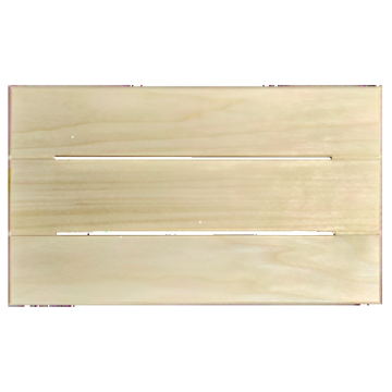 Kryt lampy osika s rohovými pruhy 330x235x40 OS-010