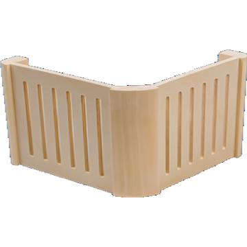 Kryt rohové lampy osika 240x240x235 OS-002