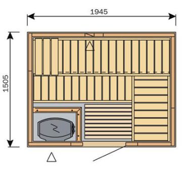 Harvia Variant Formula Sauna 2m x 1,5m S2015