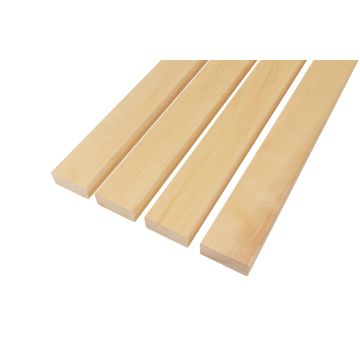 Lavicové prkno do sauny – osika, profil SHP 28x65x3000mm/ks