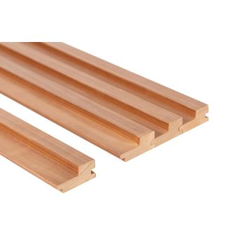 Saunové palubky – thermo osika, profil Step 27x64x2100mm