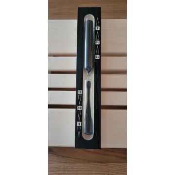 Přesýpací hodiny s černým potiskem, 15 min - černý písek