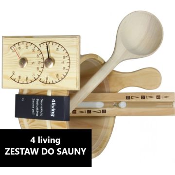 Sada příslušenství do sauny 4Living 