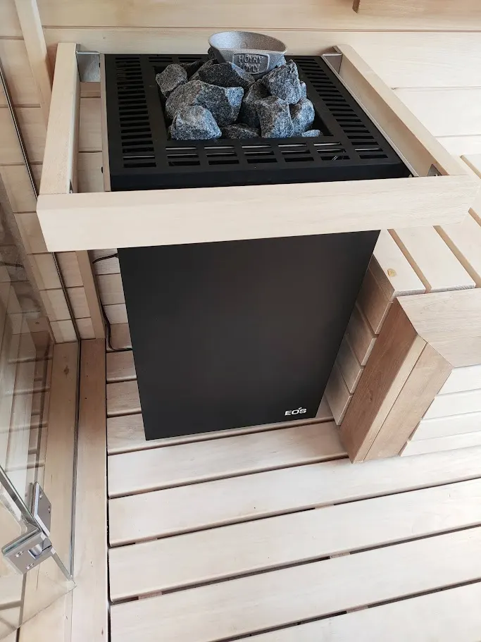 Elektrická saunová kamna - příslušenství a osvětlení sauny